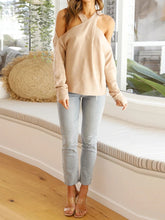 Load image into Gallery viewer, Elegant Long Sleeved Loose Knit Top
