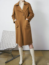 Load image into Gallery viewer, Fashion Lapel Long Sleeve Loose Casual Long Coat
