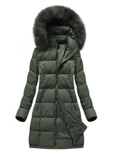 Load image into Gallery viewer, Winter Hooded Windproof Warm Zipper Coat
