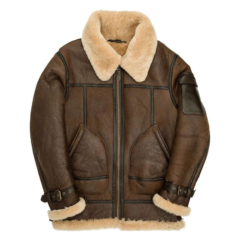 Men's Fashion Lapel Plus Velvet Warm Jacket