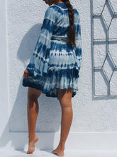 Load image into Gallery viewer, Tie-dyed V-neck Casual Dress
