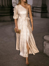 Load image into Gallery viewer, One-shoulder Elegant Party Evening Dress
