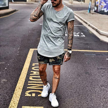 Load image into Gallery viewer, Men&#39;S Solid Color Casual Short Sleeve T-Shirt
