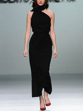 Load image into Gallery viewer, Fashion Solid Color Sleeveless Maxi Dress
