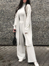 Load image into Gallery viewer, Fashionable Simple And Comfortable Women&#39;S Knitted Three-Piece Suit
