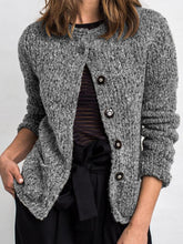 Load image into Gallery viewer, Cotton Blend Button Fashion Jacket
