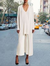 Load image into Gallery viewer, Fashion V-neck Simple Knitted Three-piece Suit for Ladies
