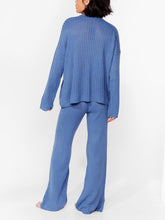 Load image into Gallery viewer, Ribbed Pullover Loose Knit Suit
