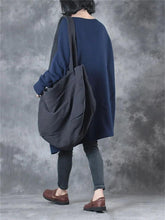 Load image into Gallery viewer, Casual Women&#39;S Loose Scarf Sweater Dress

