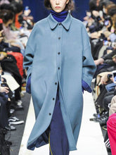 Load image into Gallery viewer, Fashion Casual Solid Color Lapel Single-Breasted Long Coat
