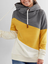 Load image into Gallery viewer, Fashion Casual Hooded Color Block Sweatshirt
