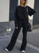 Load image into Gallery viewer, Pure Color Casual Long Sleeve Suit
