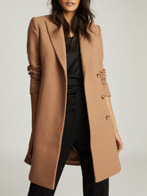 Load image into Gallery viewer, Button Solid Color Fashion  Coat
