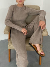 Load image into Gallery viewer, Women&#39;S Round Neck Knit Suit
