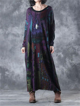 Load image into Gallery viewer, Casual Women&#39;S Loose Printed Sweater Dress
