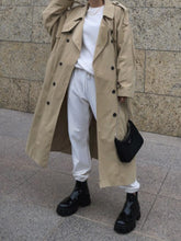 Load image into Gallery viewer, Fashion Solid Color Round Neck Long Sleeve Casual Two-piece Suit
