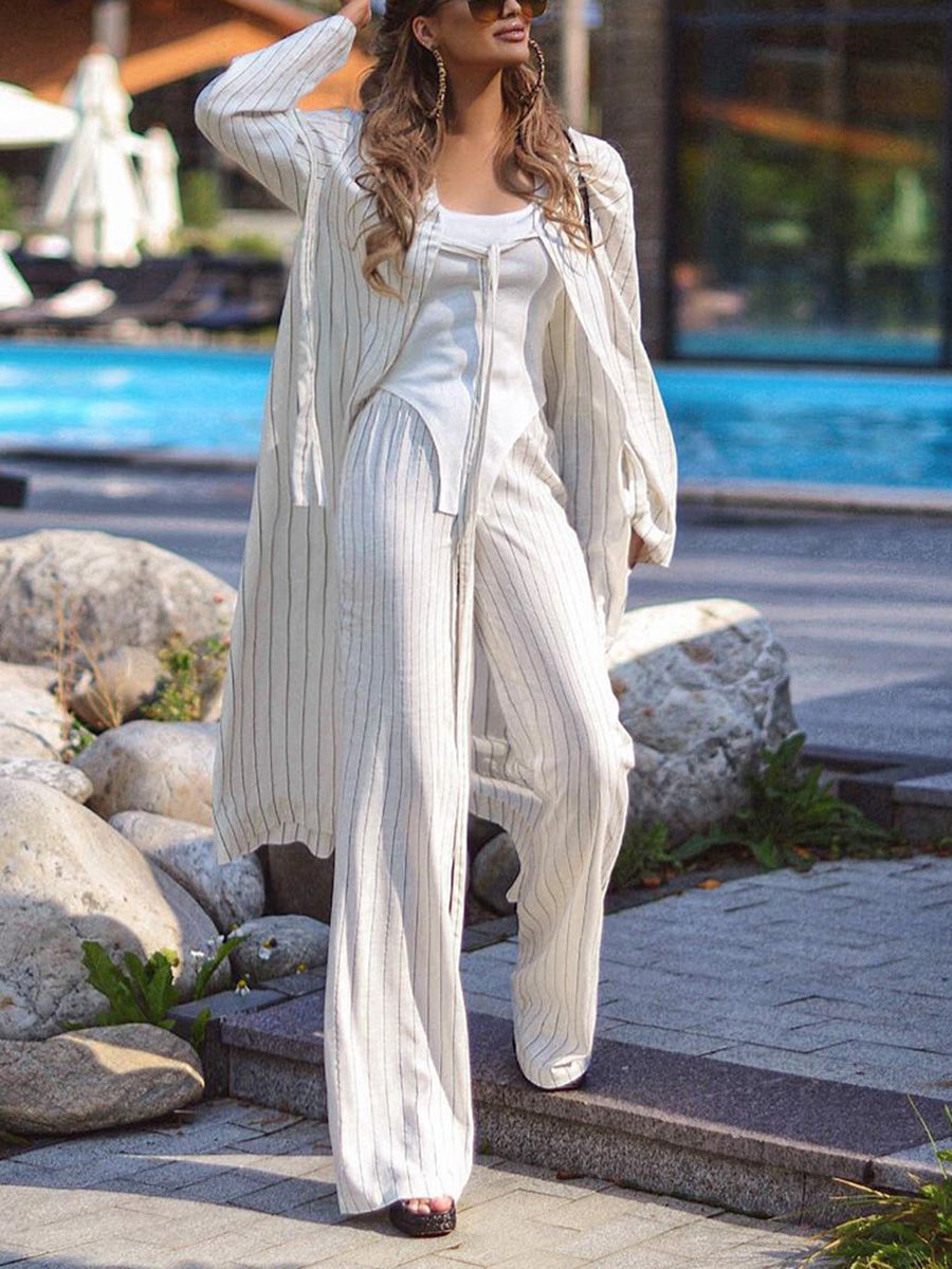 Fashion Casual Woman's Two-piece Suit