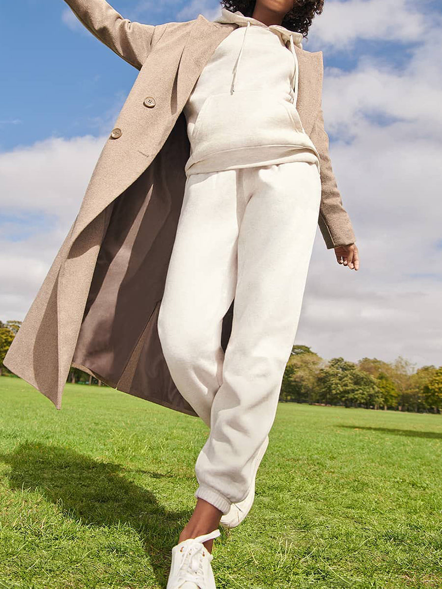 Loose Pocket Hooded Two-Piece Suit