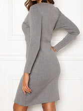 Load image into Gallery viewer, Fashion Cross-Belt Knitted Dress
