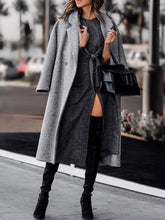 Load image into Gallery viewer, Fashion Suit Collar Solid Color Casual Coat
