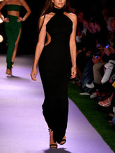 Load image into Gallery viewer, Fashion Sexy Halter Evening Maxi Dress
