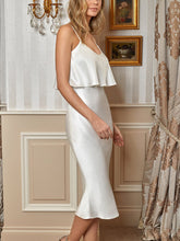Load image into Gallery viewer, Fashion Suspender Silk Elegant Evening Dress
