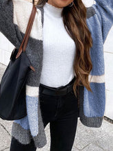 Load image into Gallery viewer, Autumn And Winter Fashion Women&#39;S Color Matching Sweater Coat
