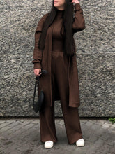 Load image into Gallery viewer, Fashionable Simple And Comfortable Women&#39;S Knitted Three-Piece Suit
