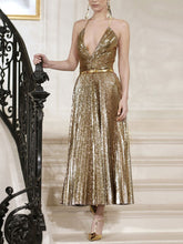 Load image into Gallery viewer, Fashion Strapless Sleeveless Elegant Evening Dress
