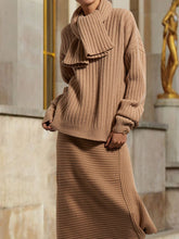 Load image into Gallery viewer, Two-piece Fashion Women&#39;s Solid Color Casual Sweater
