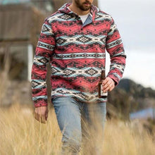 Load image into Gallery viewer, Men&#39;S Autumn And Winter Ethnic Print Warm Sweater
