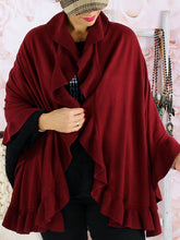 Load image into Gallery viewer, Irregular Lace Loose Shawl Cloak
