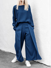 Load image into Gallery viewer, Simple and Loose Round Neck Fashion Suit
