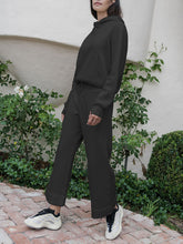 Load image into Gallery viewer, Fashion Hooded Loose Two-piece Suit
