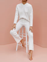 Load image into Gallery viewer, Hat Solid Color Long Sleeve Casual Suit
