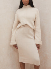 Load image into Gallery viewer, Simple Solid Color Women&#39;S Knitted Suit Skirt
