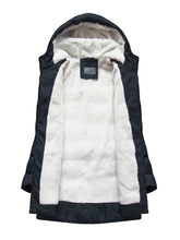 Load image into Gallery viewer, Hooded Plus Cashmere Warm Coat
