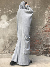 Load image into Gallery viewer, Retro Loose High Neck Pocket Women&#39;S Knitted Long Skirt
