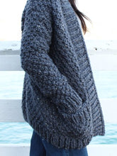 Load image into Gallery viewer, Solid Color Knitted Cardigan Casual Coat
