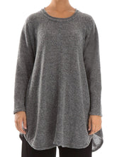 Load image into Gallery viewer, Casual Loose Solid Color Long-sleeved Round Neck Top
