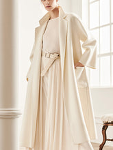 Load image into Gallery viewer, Solid Color Fashion Lapel Long Coat
