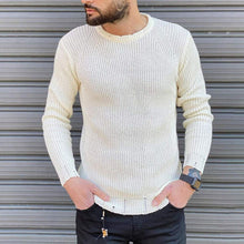 Load image into Gallery viewer, Men&#39;S Fashion Hollow Casual Knitted Sweater
