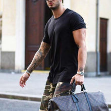 Load image into Gallery viewer, Fashion Loose Round Neck Men&#39;S Short Sleeve T-Shirt
