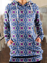 Load image into Gallery viewer, Fashion Casual Printed Hooded Long Sleeve Sweatshirt

