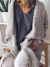 Load image into Gallery viewer, Plus Size Casual Long Sleeve Solid Outerwear
