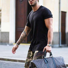 Load image into Gallery viewer, Fashion Loose Round Neck Men&#39;S Short Sleeve T-Shirt
