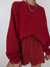 Load image into Gallery viewer, Pure Color Casual Long-Sleeved Knitted Shorts Suit
