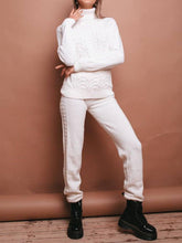 Load image into Gallery viewer, Autumn And Winter Leisure High-Neck Women&#39;S Knitted Suit
