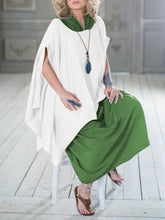 Load image into Gallery viewer, Leisure Loose Solid Color Pastoral Style Women&#39;S Two-Piece Suit

