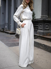 Load image into Gallery viewer, Fashion Casual Striped Two-piece Suit
